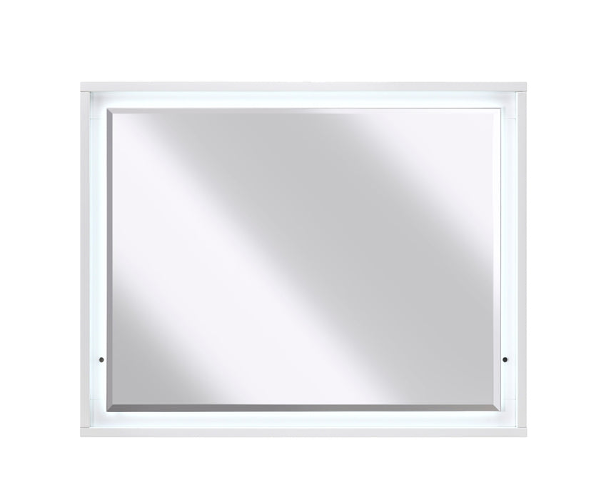 Homelegance - Orlo Dresser and Mirror in White - 2455NWH-5-6