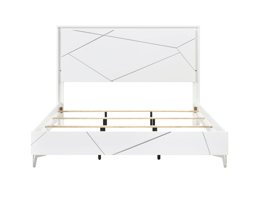 Homelegance - Orlo 3 Piece King Bedroom Set in White - 2455NWHK-1EK*3