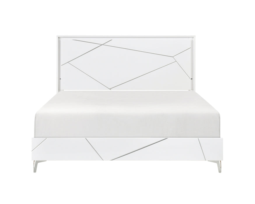 Homelegance - Orlo 3 Piece California King Bedroom Set in White - 2455NWHK-1CK*3