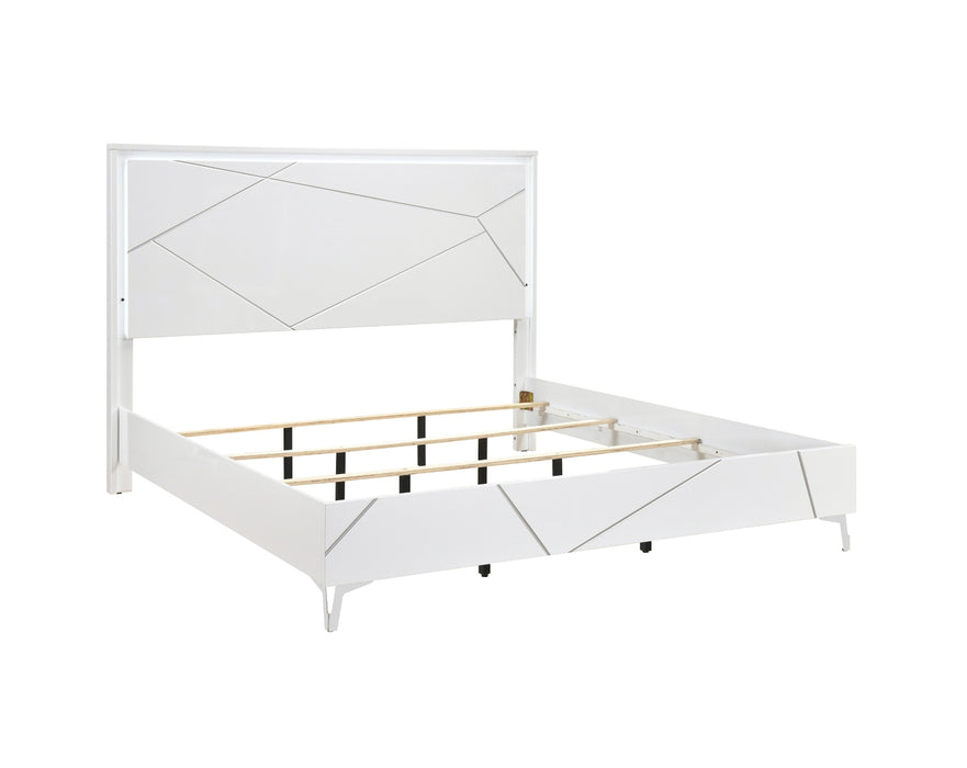 Homelegance - Orlo 3 Piece Full Bedroom Set in White - 2455NWHF-1*3