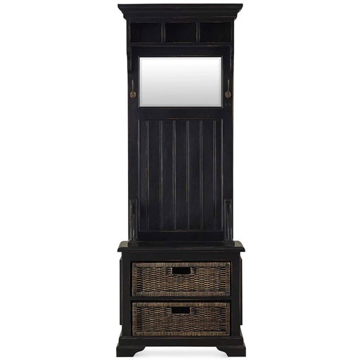 Bramble - Homestead Narrow Hallstand with Rattan Baskets - 24565 - GreatFurnitureDeal