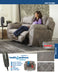 Catnapper - Flynn Power Headrest w-Lumbar Power Lay Flat Recliner w-Dual Heat & Massage - 762450-7-FIG-MTO - GreatFurnitureDeal