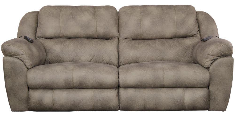 Catnapper - Flynn Power Headrest w-Lumbar Power Lay Flat Reclining Sofa w-Dual Heat & Massage - 762451-FIG-MTO - GreatFurnitureDeal