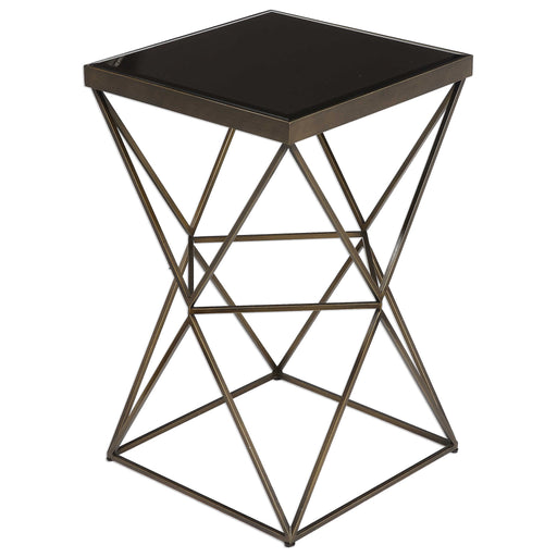 Uttermost - Uberto Caged Frame Accent Table - 24614 - GreatFurnitureDeal