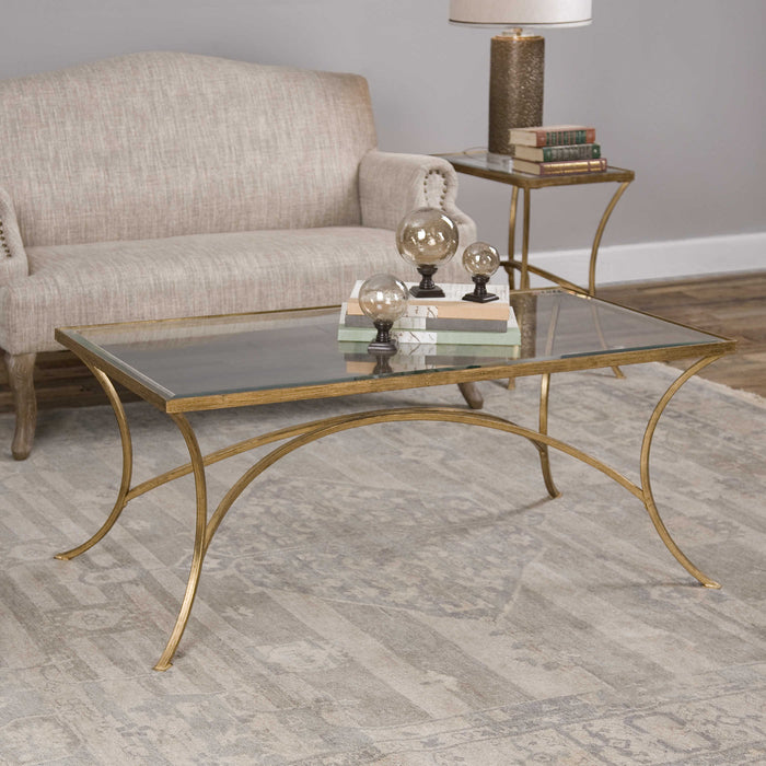 Uttermost - Alayna Gold Coffee Table - 24639 - GreatFurnitureDeal