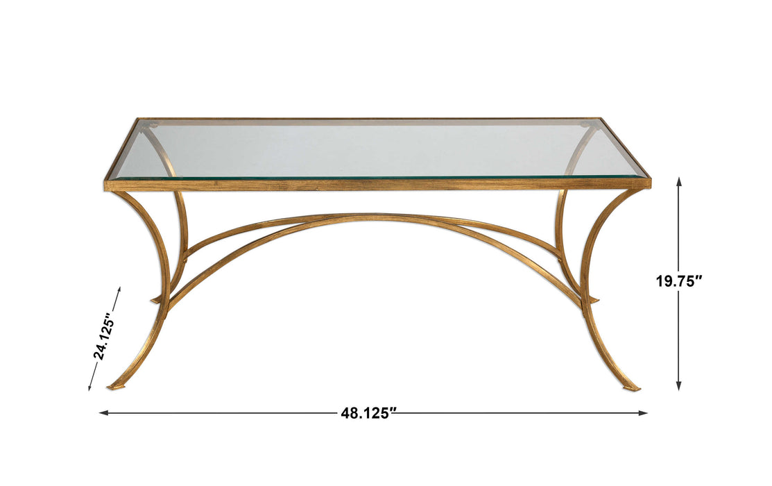Uttermost - Alayna Gold Coffee Table - 24639 - GreatFurnitureDeal