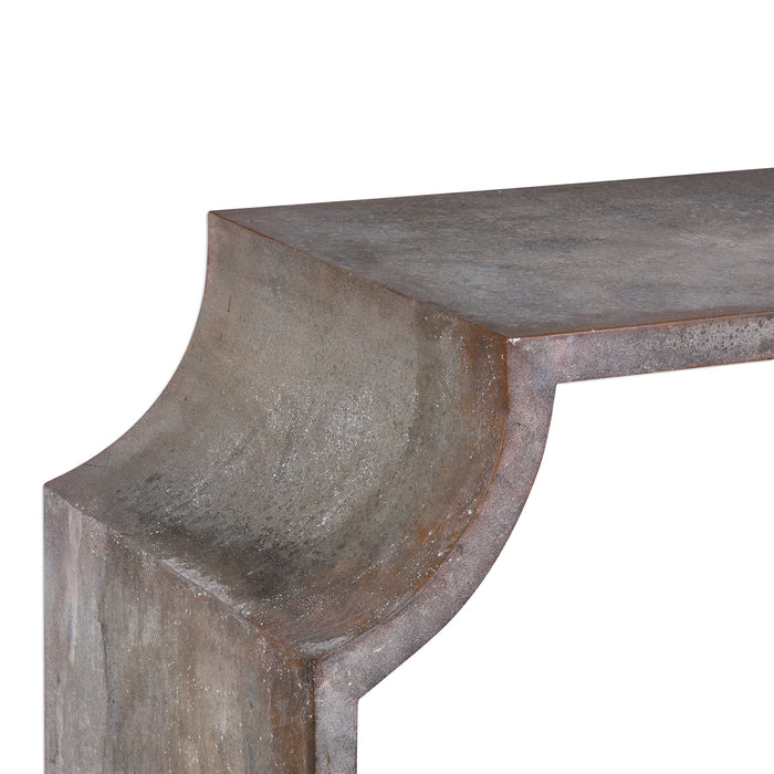 Uttermost - Agathon Stone Gray Console Table - 24672