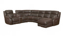 Motion Ease - Sawyer RSF Modular Power Sectional with Console in Espresso - 246-82 61 03 04 06 09-22 - GreatFurnitureDeal