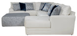 Jackson Furniture - Polaris 5 Piece Modular Sectional in Sugar - 2470-62-59-30-76-28-SUGAR-MTO - GreatFurnitureDeal