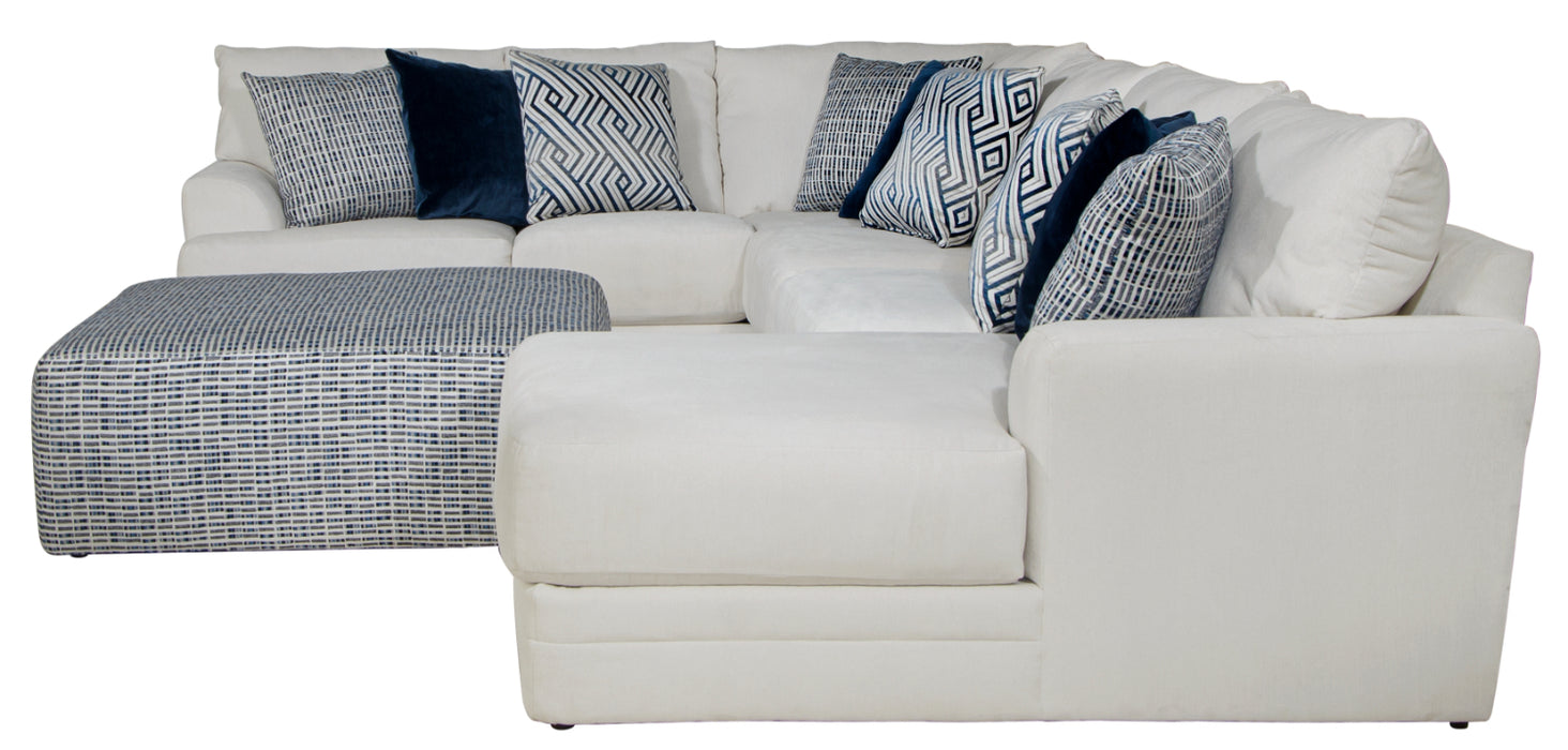 Jackson Furniture - Polaris 4 Piece Modular Sectional in Sugar - 2470-62-59-30-76-SUGAR-MTO - GreatFurnitureDeal