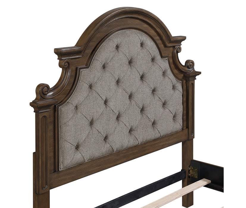Homelegance - Buckingham 4 Piece King Upholstered Bedroom Set in Brown - 2473K-1EK*4 - GreatFurnitureDeal