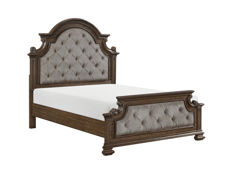 Homelegance - Buckingham 4 Piece King Upholstered Bedroom Set in Brown - 2473K-1EK*4 - GreatFurnitureDeal