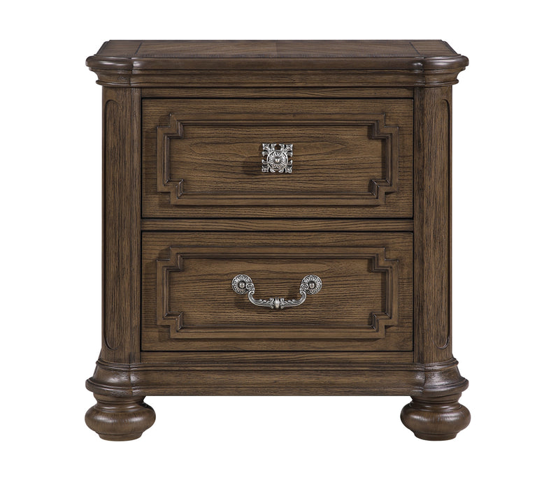 Homelegance - Buckingham 4 Piece Queen Upholstered Bedroom Set in Brown - 2473-1*4 - GreatFurnitureDeal