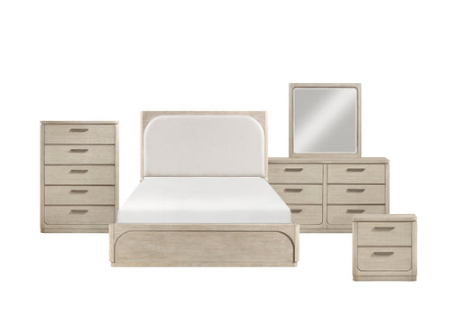 Homelegance - Alita 5 Piece King Bedroom Set in Light Gray Natural - 2477K-1EK*9 - GreatFurnitureDeal