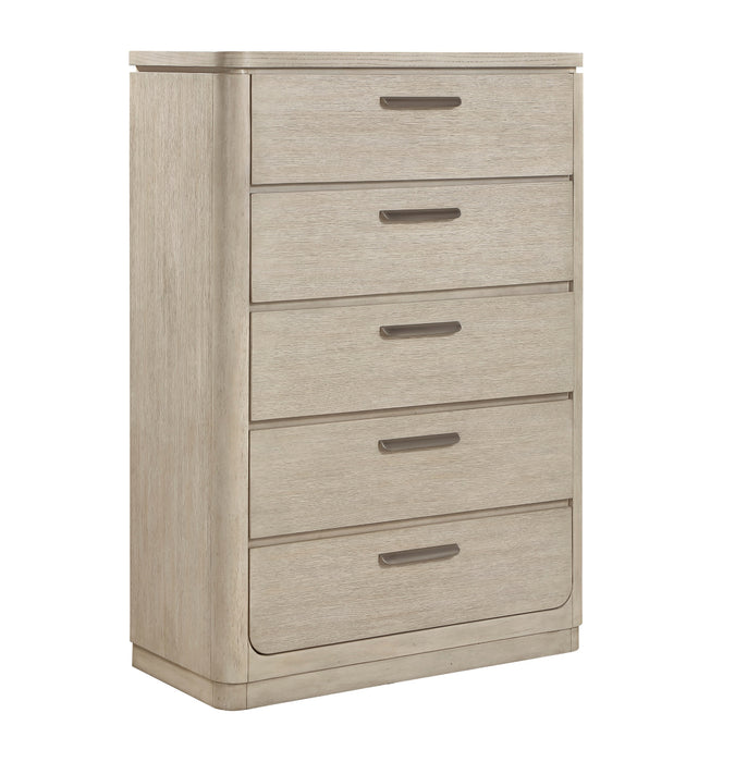 Homelegance - Alita 5 Piece Queen Bedroom Set in Light Gray Natural - 2477-1*9