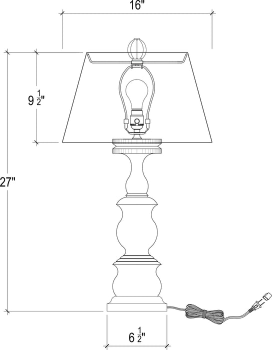 Bramble - Bobeche Small Table Lamp - BR-24780 - GreatFurnitureDeal