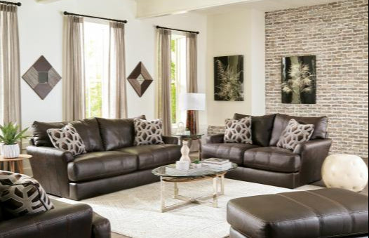 Jackson Furniture - Prato 2 Piece Sofa Set in Chocolate - 2482-03-02-CHOCOLATE-MTO - GreatFurnitureDeal
