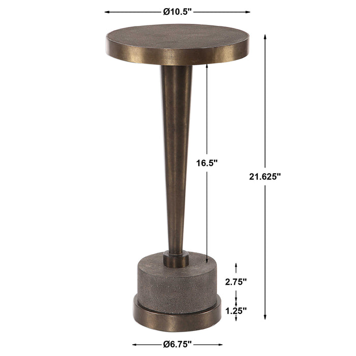 Uttermost - Masika Bronze Accent Table - 24863 - GreatFurnitureDeal