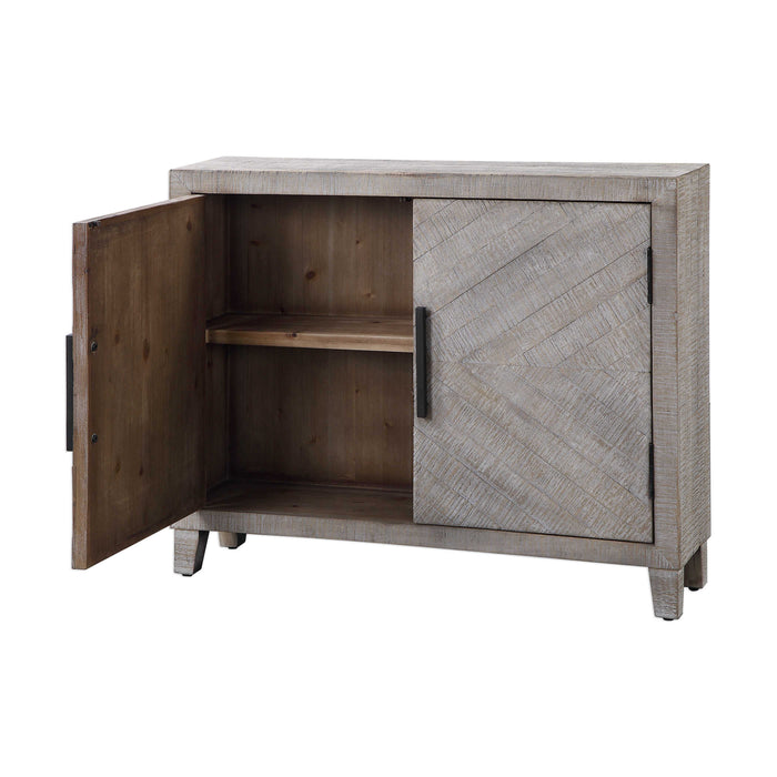 Uttermost - Adalind White Washed Accent Cabinet - 24873