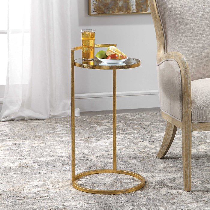 Uttermost - Cailin Gold Accent Table - 24886 - GreatFurnitureDeal