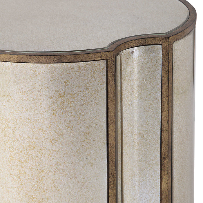 Uttermost - Harlow Mirrored Accent Table - 24888 - GreatFurnitureDeal