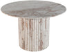 Meridian Furniture - Genoa 48" Cream Genuine Marble Dining Table - 248Breccia-DT48 - GreatFurnitureDeal