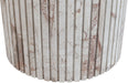 Meridian Furniture - Genoa 48" Cream Genuine Marble Dining Table - 248Breccia-DT48 - GreatFurnitureDeal