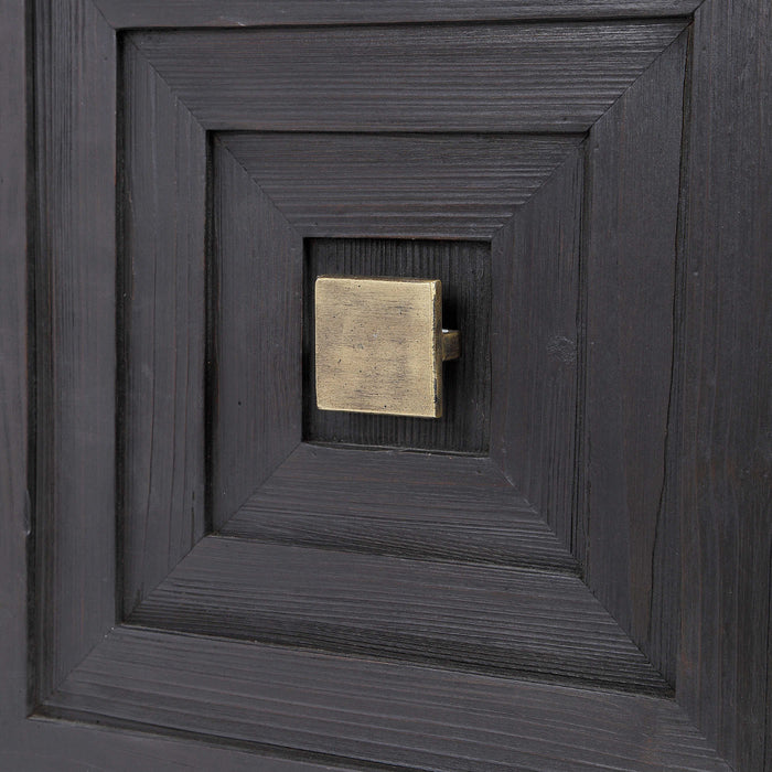 Uttermost - Aiken Dark Walnut 2 Door Cabinet - 24916