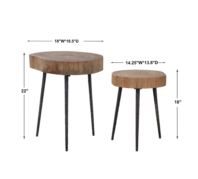 Uttermost - Samba Wood Nesting Tables S/2 - 24955