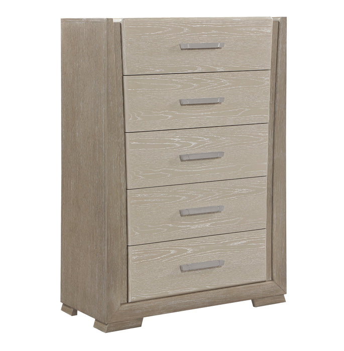 Homelegance - Aeon 5 Piece Queen Bedroom Set in Light Gray - 2496-1*9 - GreatFurnitureDeal