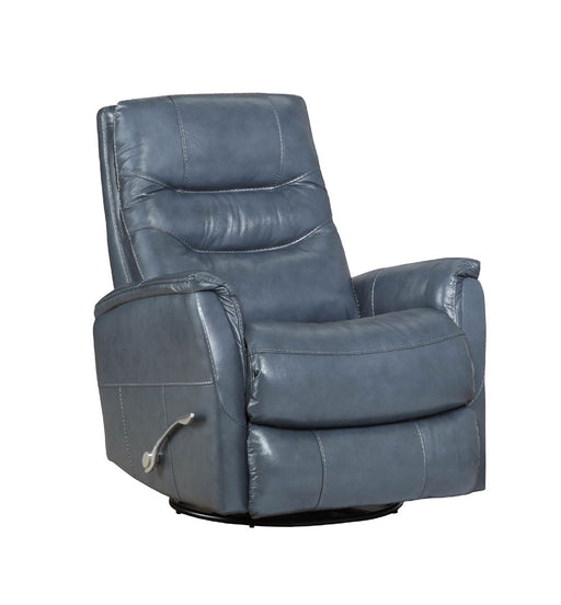 Motion Ease - Monroe Swivel Glider Recliner in Medium Blue - 250-93-62 - GreatFurnitureDeal