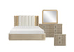 Homelegance - Ribbon 5 Piece Queen Bedroom Set in Light Brown - 2500-1*9 - GreatFurnitureDeal