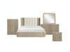 Homelegance - Ribbon 5 Piece King Bedroom Set in Light Brown - 2500K-1EK*9 - GreatFurnitureDeal