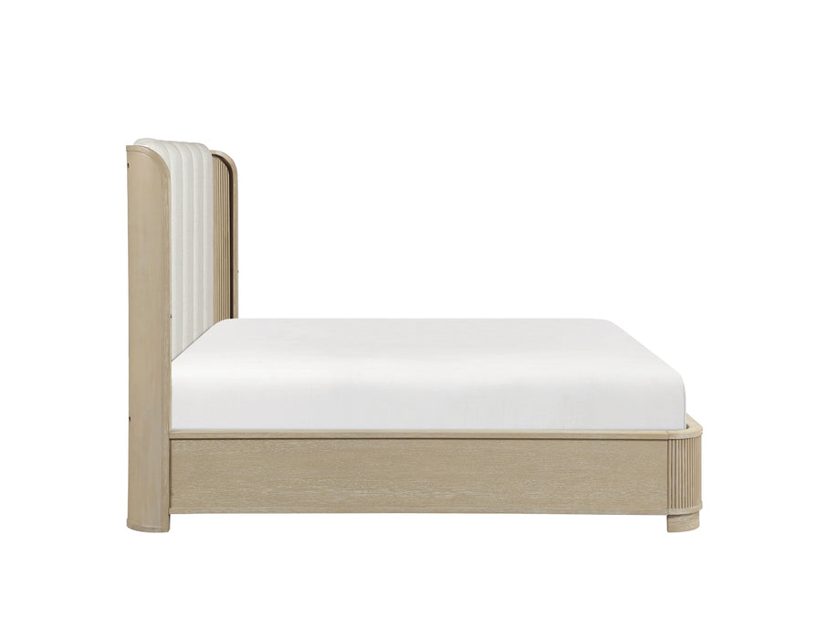 Homelegance - Ribbon 3 Piece King Bedroom Set in Light Brown - 2500K-1EK*3 - GreatFurnitureDeal