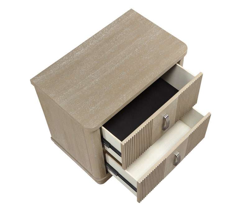 Homelegance - Ribbon 4 Piece Queen Bedroom Set in Light Brown - 2500-1*4 - GreatFurnitureDeal