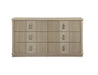 Homelegance - Ribbon Dresser and Mirror in Light Brown - 2500-5-6 - GreatFurnitureDeal