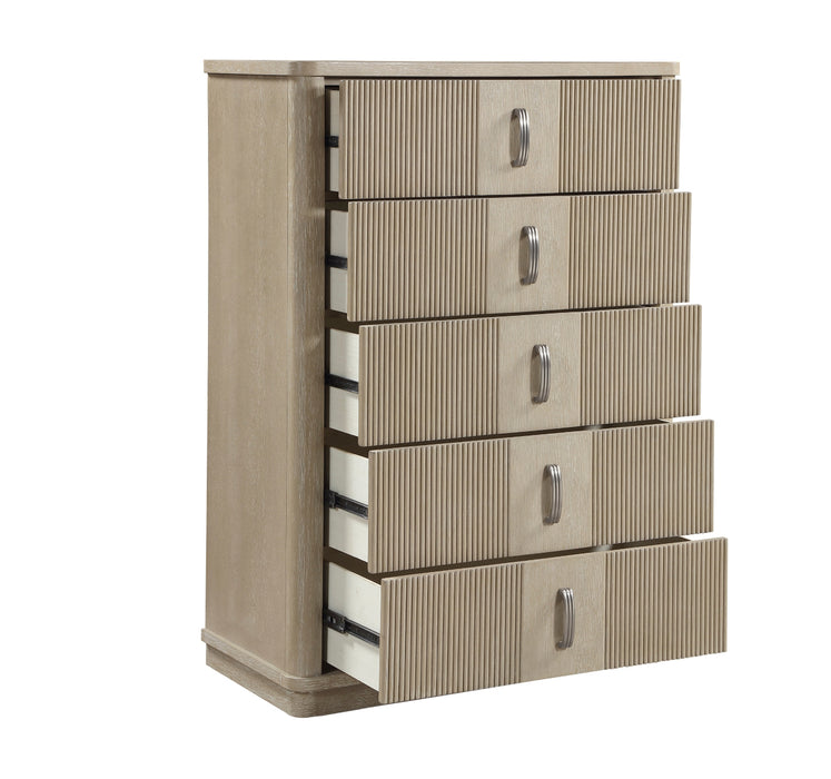 Homelegance - Ribbon 5 Piece California King Bedroom Set in Light Brown - 2500K-1CK*9