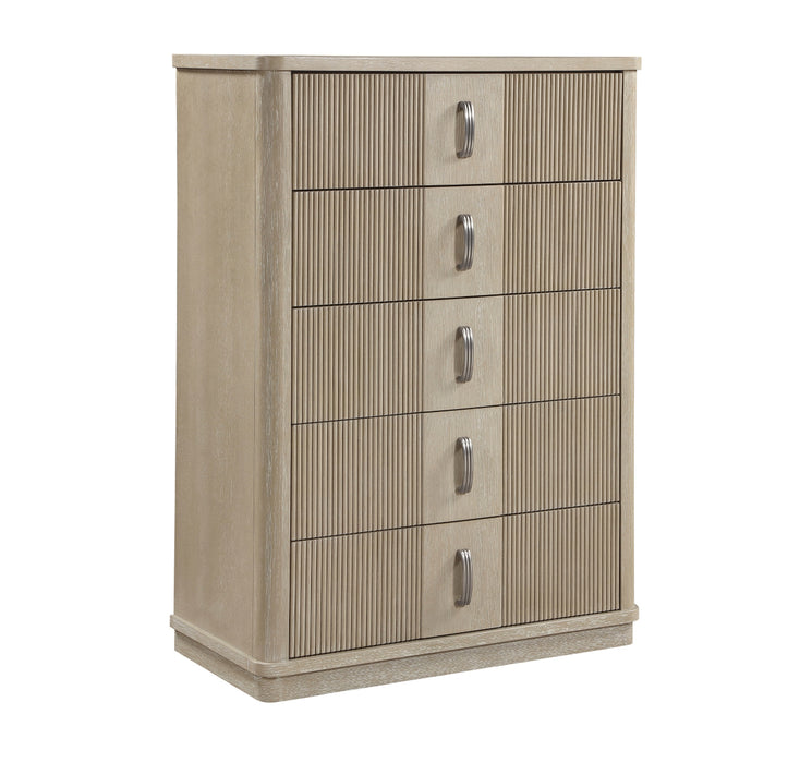 Homelegance - Ribbon 5 Piece California King Bedroom Set in Light Brown - 2500K-1CK*9