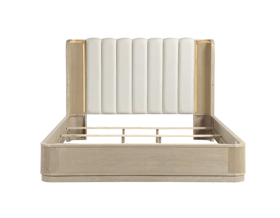 Homelegance - Ribbon California King Bed in Light Brown - 2500K-1CK* - GreatFurnitureDeal