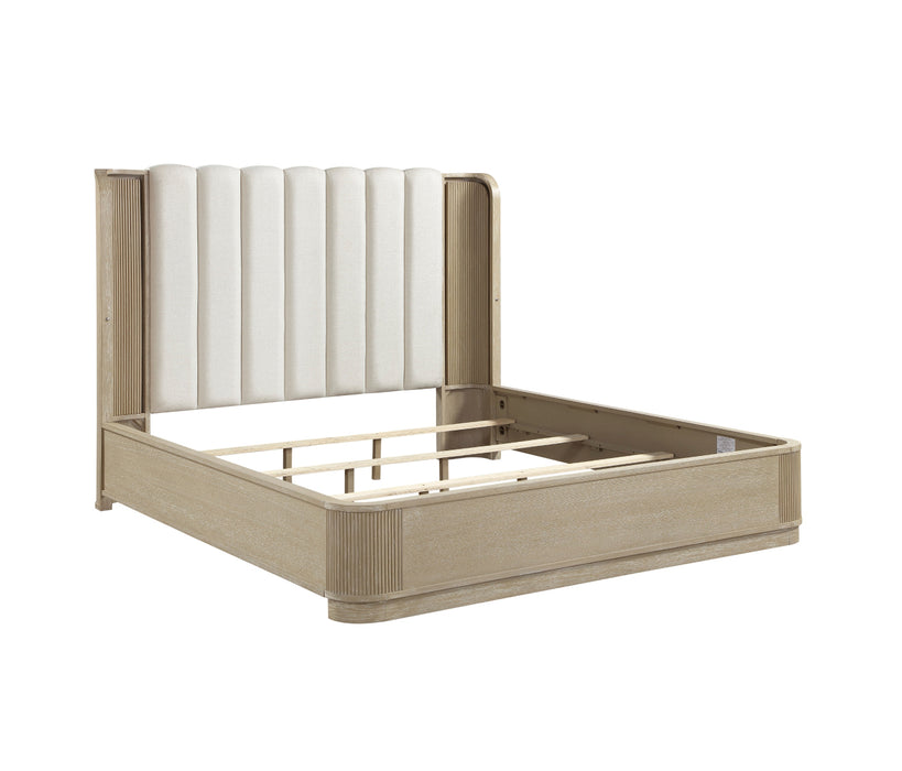 Homelegance - Ribbon 4 Piece California King Bedroom Set in Light Brown - 2500K-1CK*4