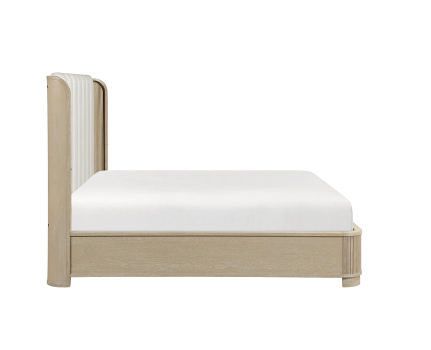 Homelegance - Ribbon Queen Bed in Light Brown - 2500-1* - GreatFurnitureDeal
