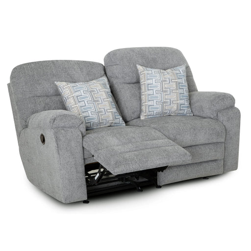 Franklin Furniture - 626 Parkway Dual Seat Power Reclining Loveseat w/Integrated USB Port in Zuir Gravel - 62623-83-GRAVEL - GreatFurnitureDeal