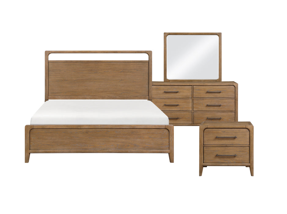 Homelegance - Elowen 4 Piece California King Bedroom Set in Brown - 2502K-1CK*4