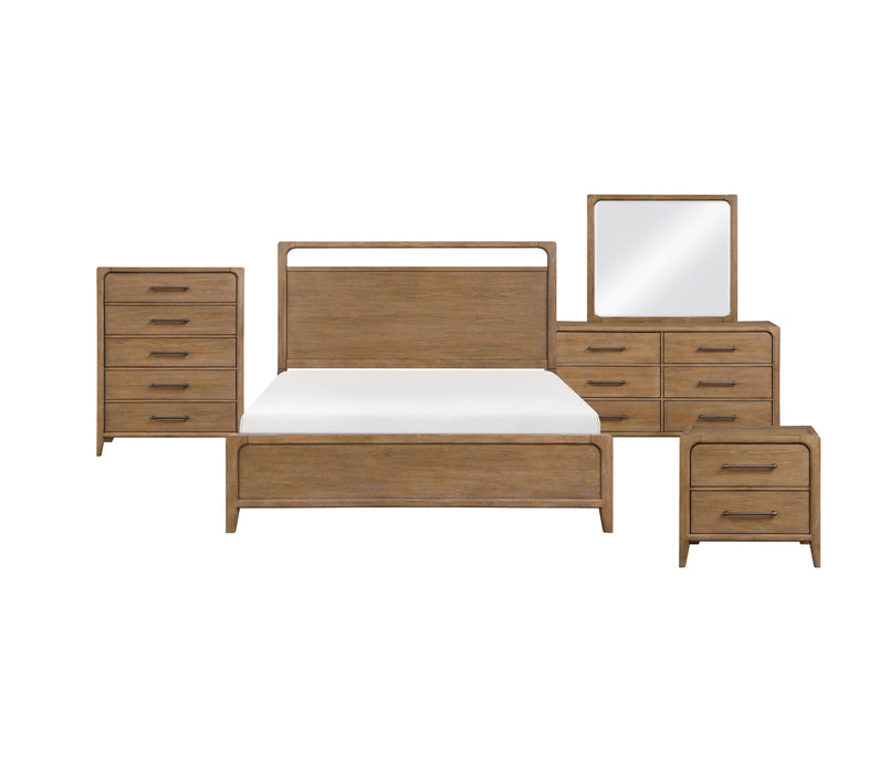 Homelegance - Elowen 3 Piece California King Bedroom Set in Brown - 2502K-1CK*3