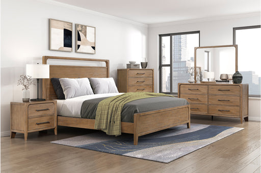 Homelegance - Elowen 5 Piece King Bedroom Set in Brown - 2502K-1EK*9 - GreatFurnitureDeal