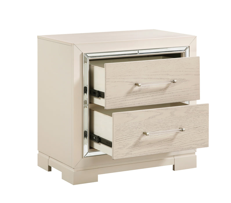 Homelegance - Alabaster 4 Piece Queen Bedroom Set in White - 2506-1*4