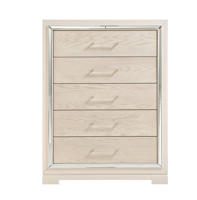 Homelegance - Alabaster 5 Piece Queen Bedroom Set in White - 2506-1*9