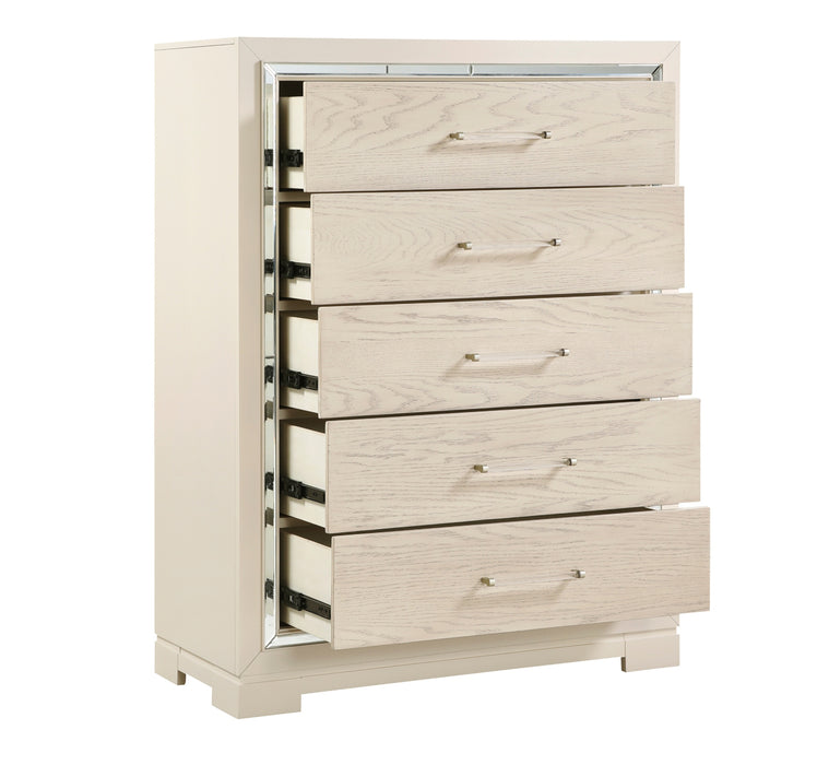 Homelegance - Alabaster 5 Piece Queen Bedroom Set in White - 2506-1*9