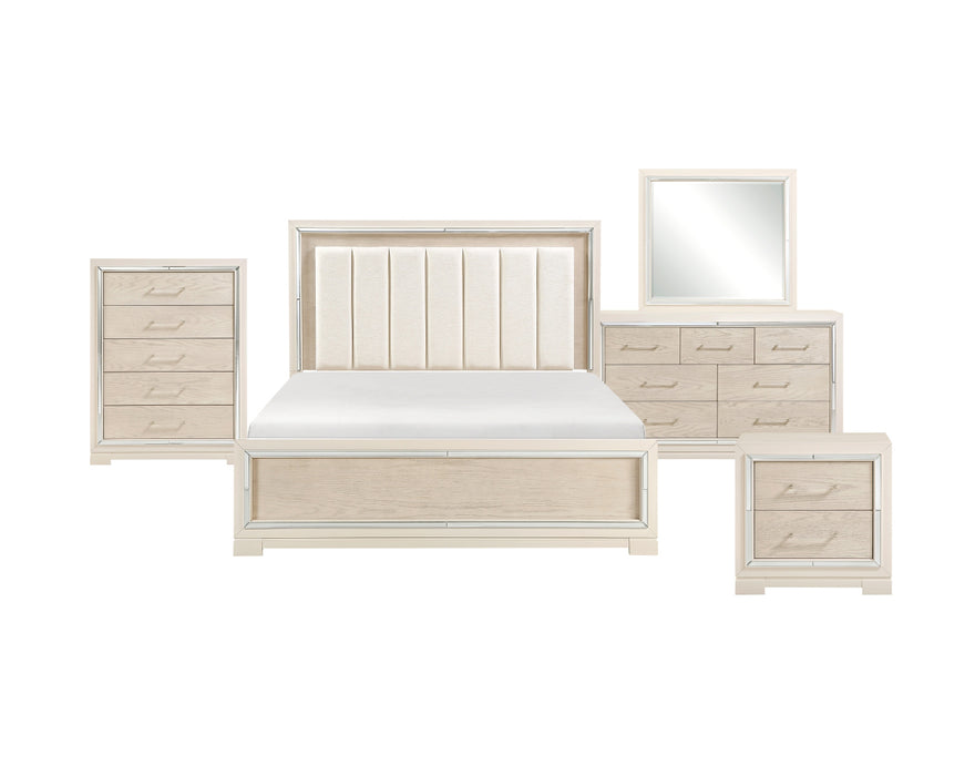 Homelegance - Alabaster California King Bed in White - 2506K-1CK*