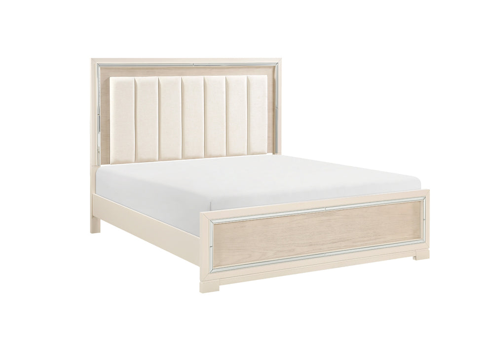 Homelegance - Alabaster Queen Bed in White - 2506-1*